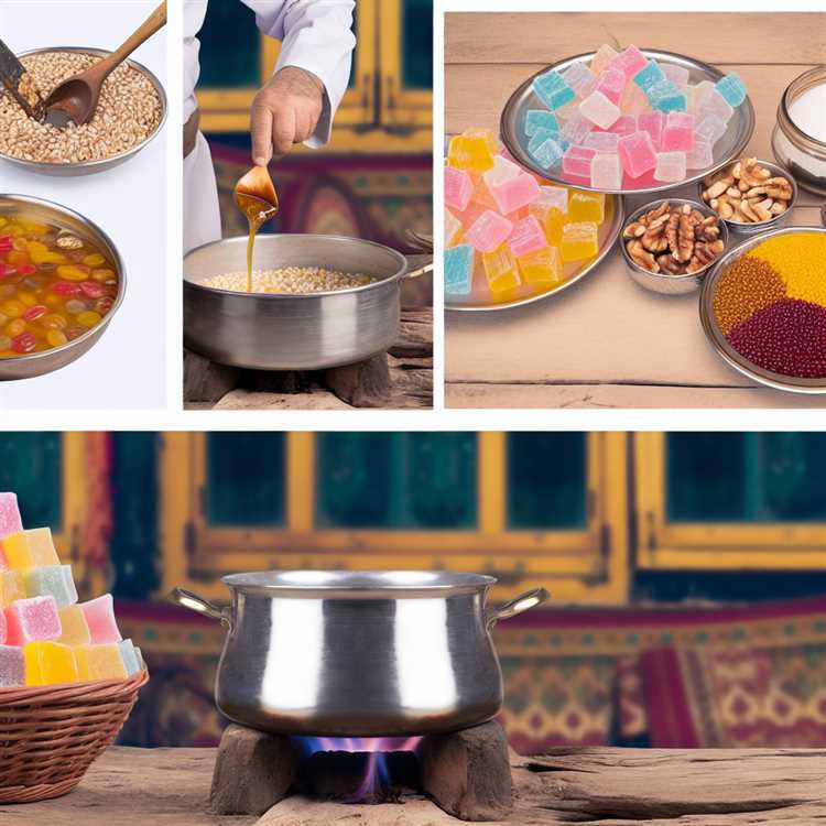 Формирование и охлаждение лукума