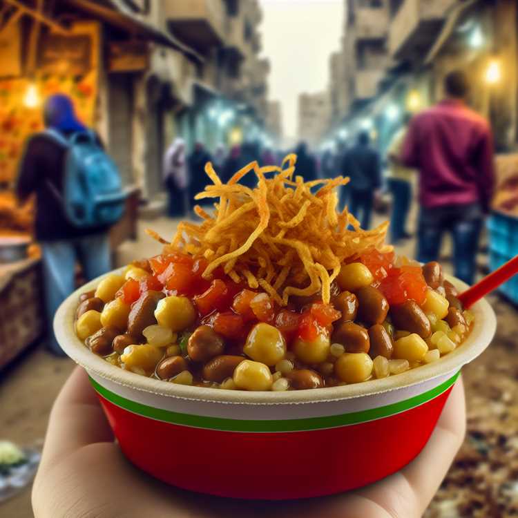 Египетский кошари — аппетитный уличный деликатес