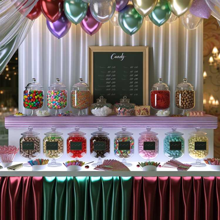 Идеи для организации candy bar и их стоимость