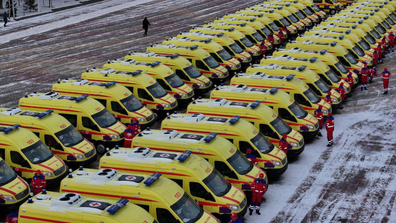50 новых скорых: Костанай обновляет медицинский автопарк