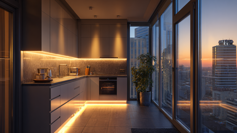 Кухня на балконе: новое решение жилья в Астане или признак нехватки пространства?