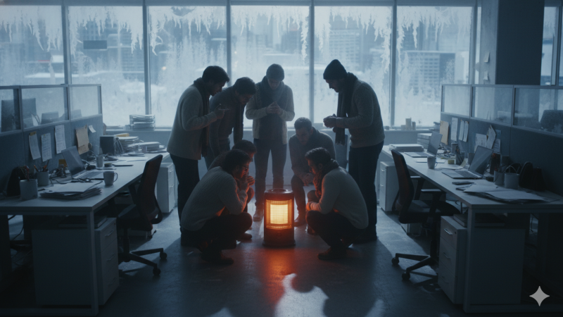 Холодный офис: законный способ сказать 'нет' работе?