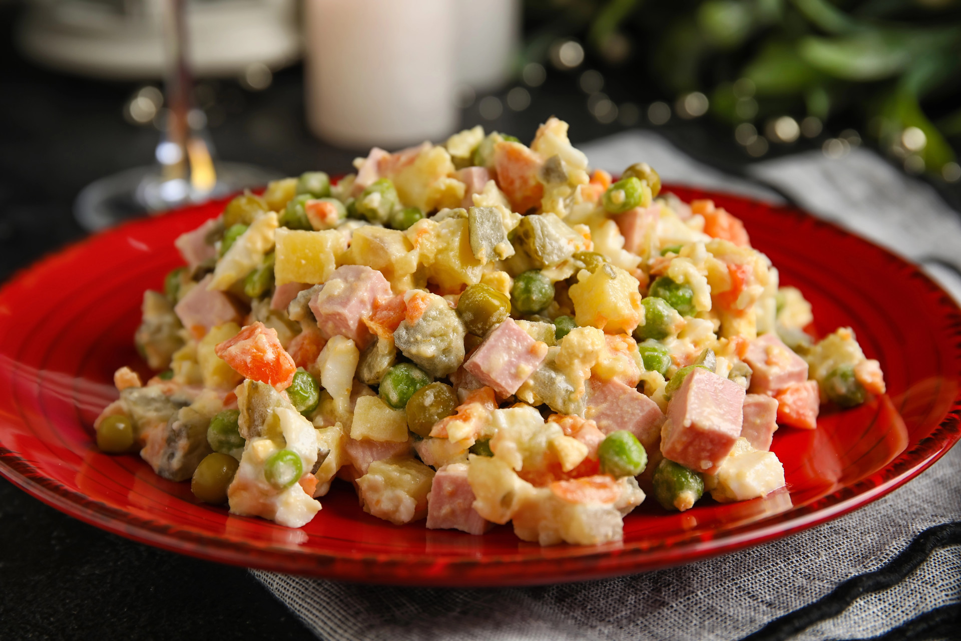 Классический рецепт оливье