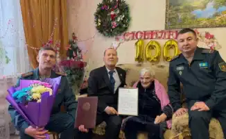 Ветеран Великой Отечественной войны Мария Матюшина отметила 100-летний юбилей в Павлодаре