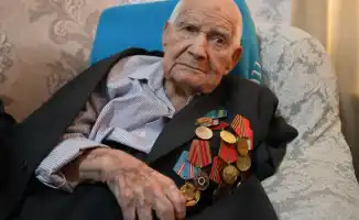 В Алматы ветеран Анатолий Попов отметил 100-летний юбилей