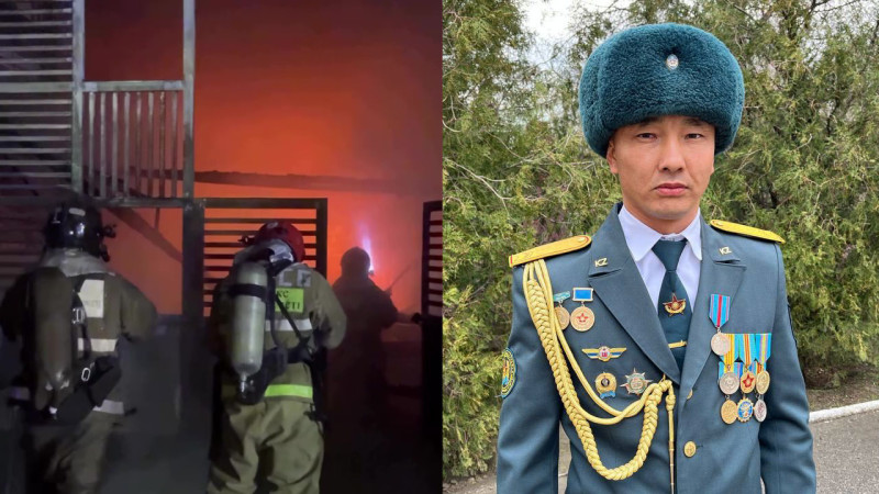 Казахстанцы награждены за героизм в спасении людей во время новогоднего пожара