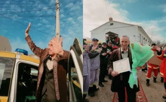 В Атырау провожают на пенсию водителя скорой, проработавшего 45 лет с преданностью